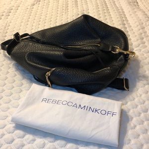 REBECCAMINKOFF LARGE BACKPACK GOLD HARDWARE